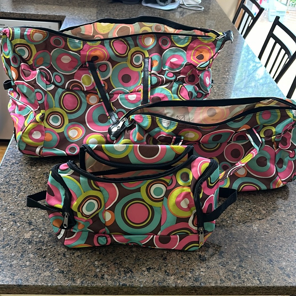 3 piece luggage set.